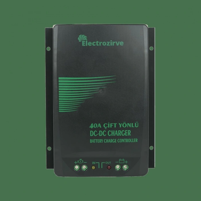 40A Dc-Dc Bidirection Charger Akü Şarj Kontrol+Ekran