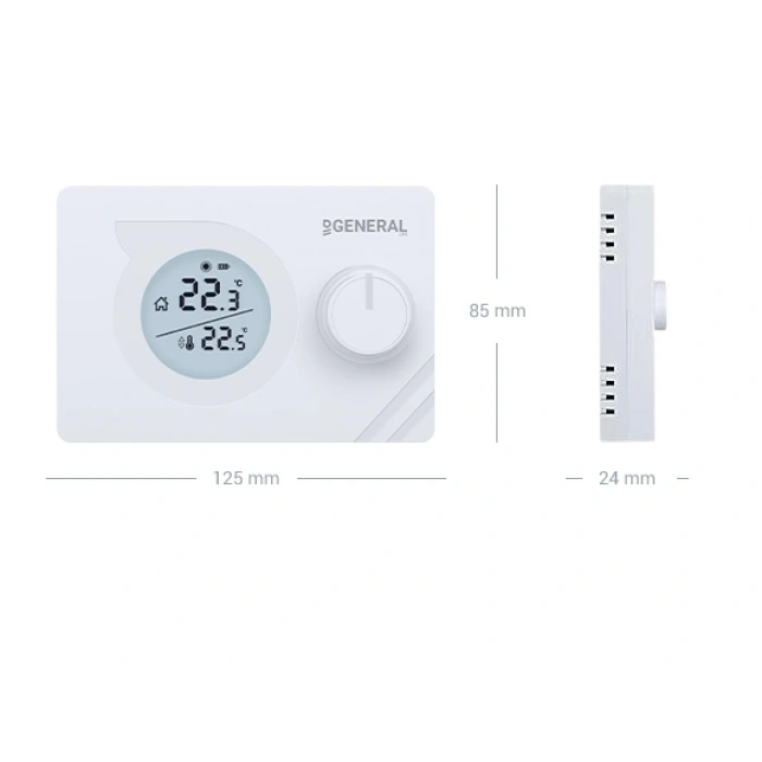 General Mitra HT220 RF Kablosuz Oda Termostatı