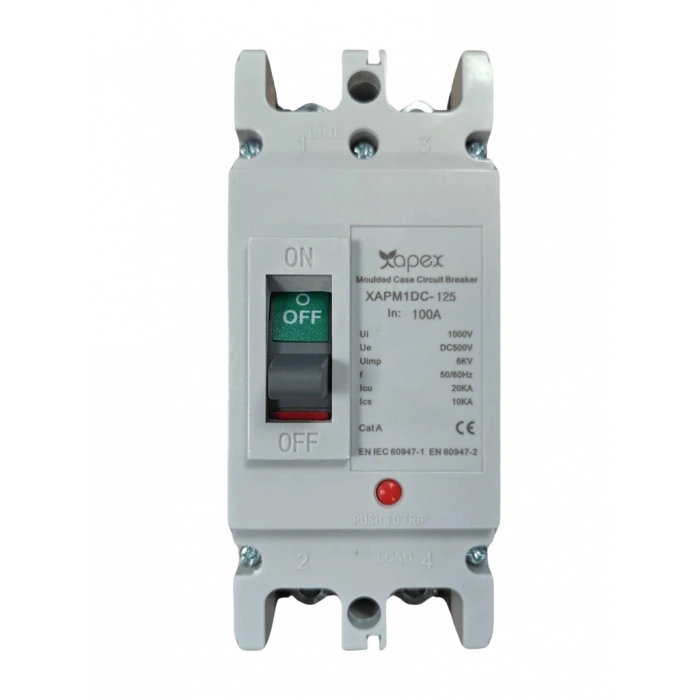 Apex DC Kartuş Sigorta Çift Kanal 2P/100A DC 500V