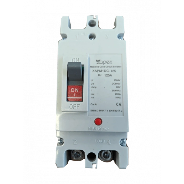 Apex DC Kartuş Sigorta Çift Kanal 2P/125A DC 500V