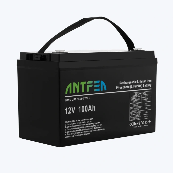 Antfea 12.8V100Ah ABS Lityum Akü LiFePo4