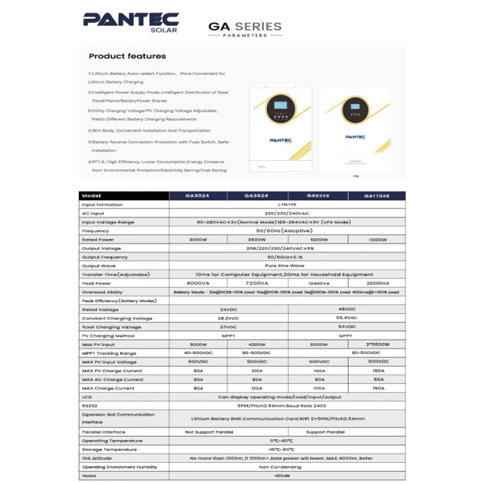 Pantec 11kw Mppt Akıllı İnverter