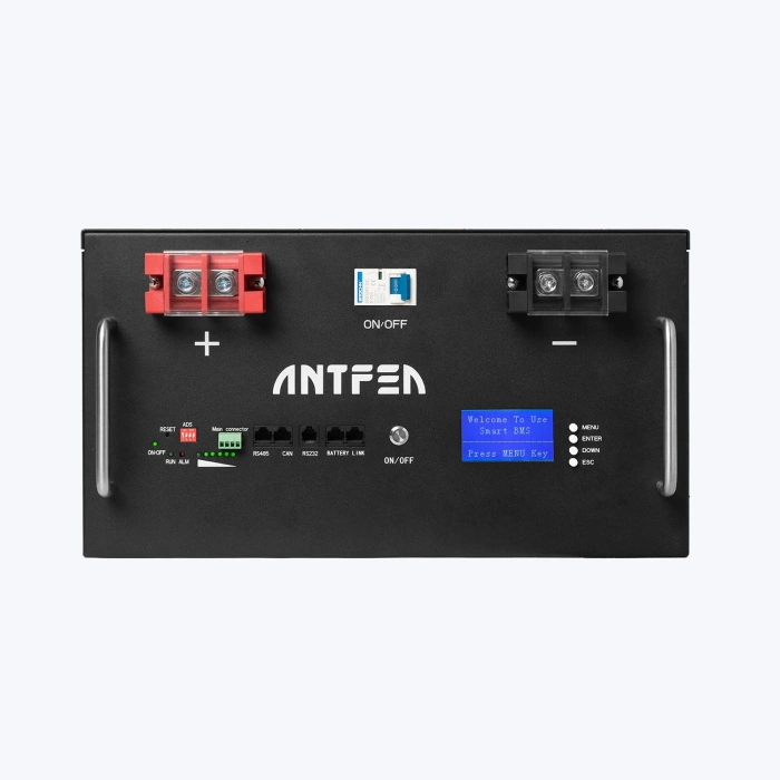 ANTFEA 51.2V (48V) 200Ah 10.2 kwhLiFePo4 Lityum Rack Batarya