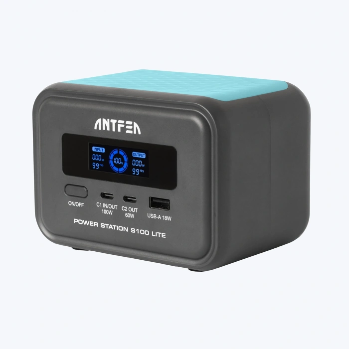 ANTFEA S100 Lite Taşınabilir Güç Sistemi 99W Güneş Paneli Uyumlu