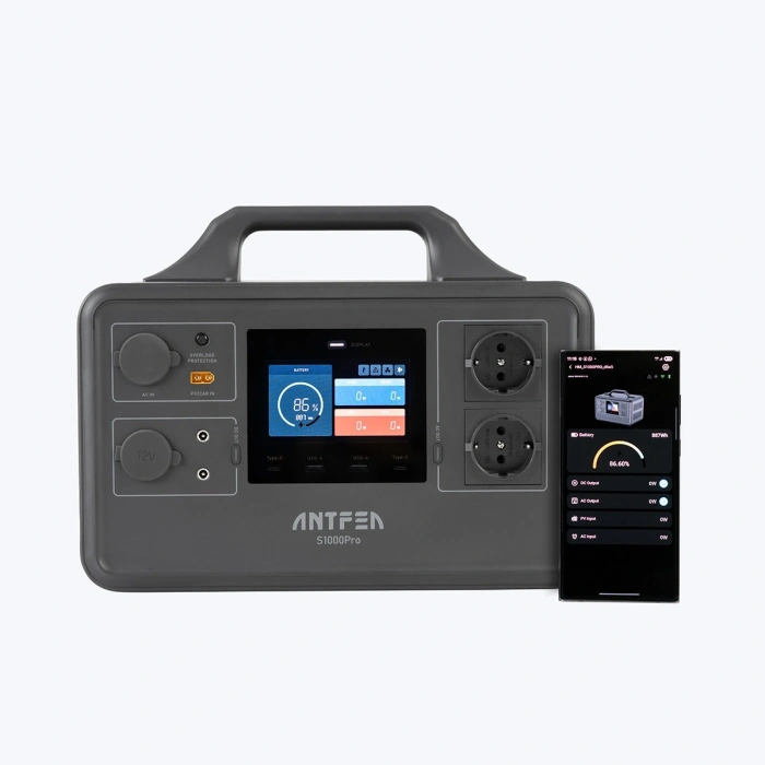 ANTFEA S1000Pro Taşınabilir Sistem+100W Taşınabilir Panel Set