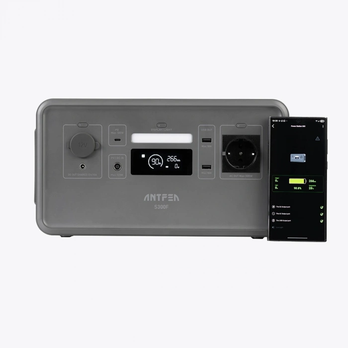 ANTFEA S300 Taşınabilir Güç Sistemi Gri 300W Mini - Gri