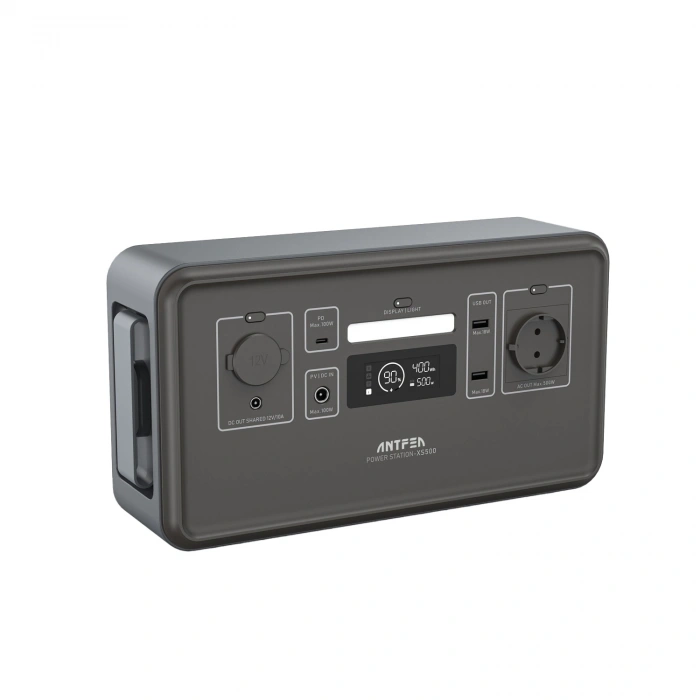 ANTFEA XS500F Taşınabilir Güç Sistemi - Gri 500W Mini - Gri