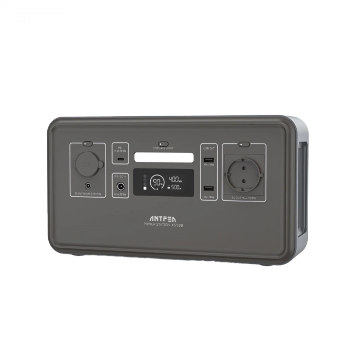ANTFEA XS500F Taşınabilir Güç Sistemi - Gri 500W Mini - Gri