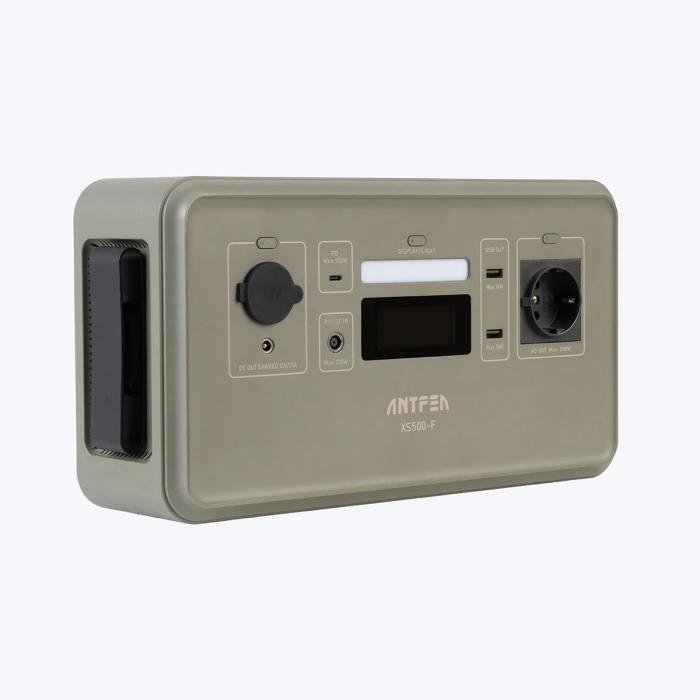 ANTFEA XS500F Taşınabilir Güç Sistemi - Gri 500W Mini - Yeşil