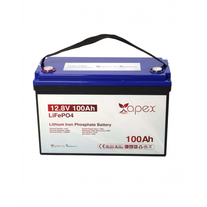APX-YRO-BOX Apex 12.8V 100Ah Lityum (LiFePO4) Batarya