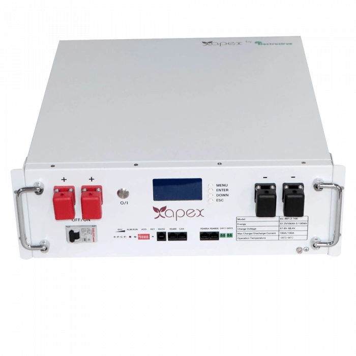 APX-YRO-RCK Apex 51.2V 100Ah Lityum (LiFePO4) Batarya