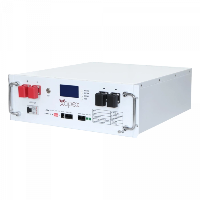 APX-YRO-RCK Apex 51.2V 100Ah Lityum (LiFePO4) Batarya