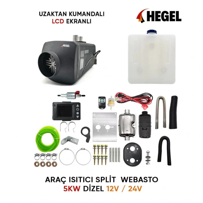 ARAÇ ISITICI SPLİT WEBASTO 5KW DİZEL 24V