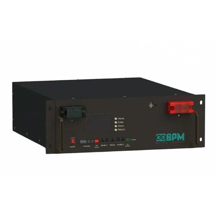 BPM 48V 100Ah Rack Kabinet ESS Akü-Ekransız