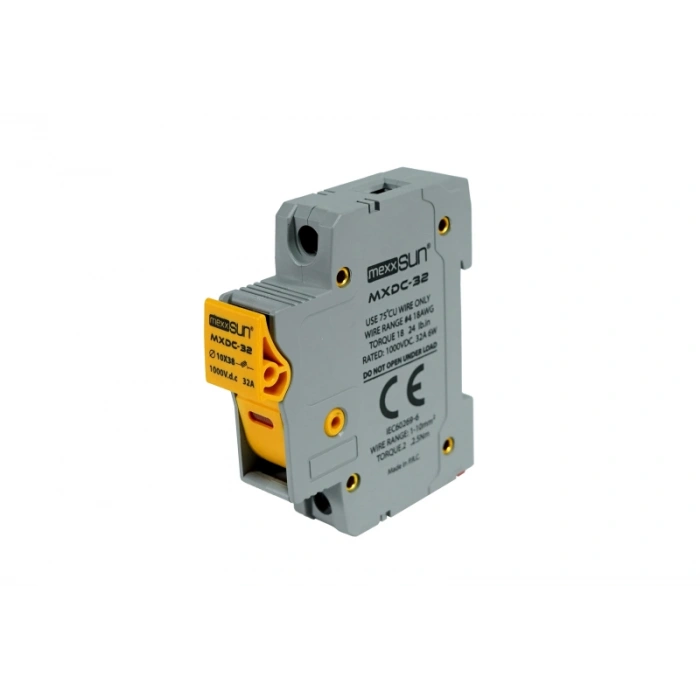 DC Sigorta + Sigorta Yuvası (20A 1000V) - 12 Adet