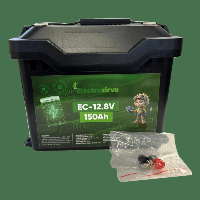 ELC-ITG-BOX Electrozirve 12.8V 150Ah Lityum (LiFePO4) Batarya