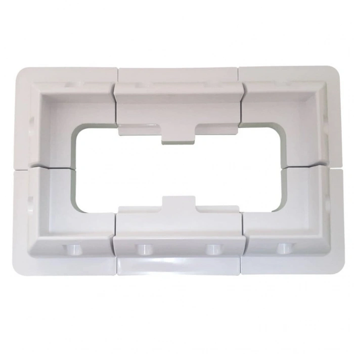 KARAVAN MONTAJ SETİ BEYAZ 6LI SET (4 KÖŞE, 2 YAN)