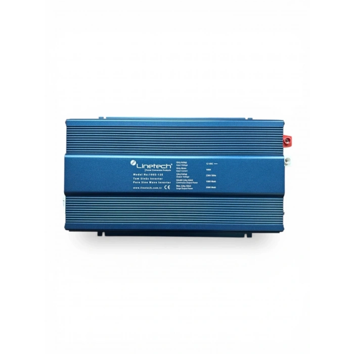 Linetech Tam Sinüs İnvertör 12V 1000W Pure Sine Wave Inverter (100S-12E)