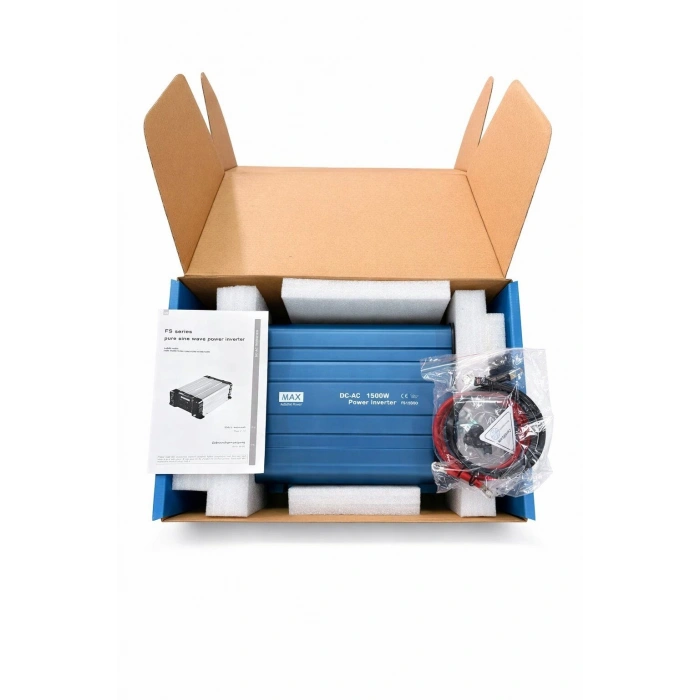 Max Tam Sinüs İnvertör 12V 1500W Pure Sine Wave Inverter (FS1500D-212)