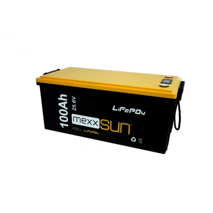 MEXXSUN Lityum Akü 25,6V 100Ah (LiFePo4) 2560Wh