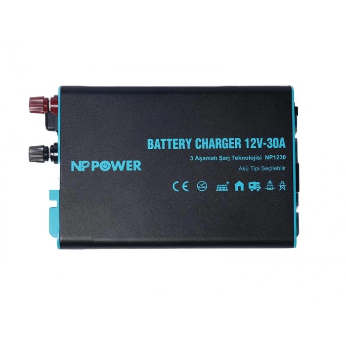 NP1230 NP Power 12V 30A Akü Şarj Cihazı