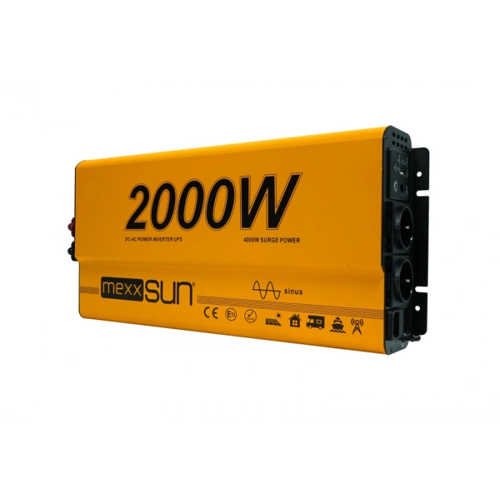 Tam Sinüs UPS (Remote Ekran) 12V 2000W