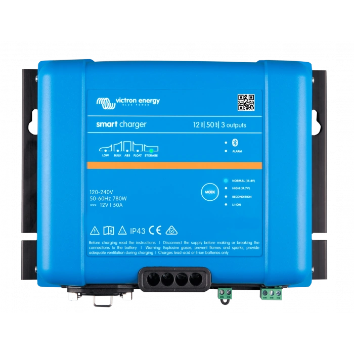 Victron Akü Şarj Cihazı Smart IP43 12V 50A Battery Charger (3 çıkış) (PSC125053095)