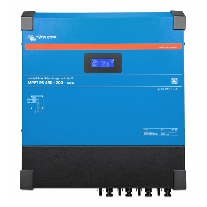 Victron Solar Şarj Kontrol Cihazı SmartSolar MPPT RS 450/200-MC4 Charge Controller (SCC145120510)