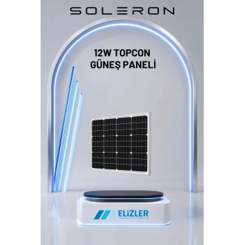 12W TOPCON GÜNEŞ PANELİ
