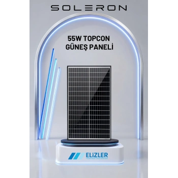 55W TOPCON GÜNEŞ PANELİ