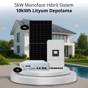5kW MONOFAZE HİBRİT SİSTEM 2