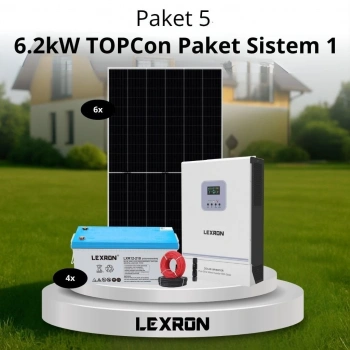 6.2kW JEL AKÜLÜ SOLAR PAKET SİSTEM 1 (PAKET 5)