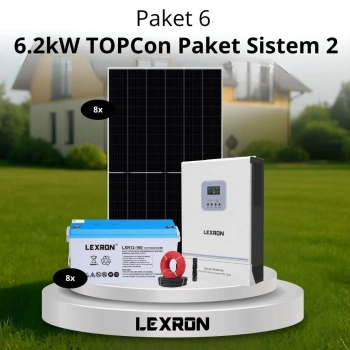 6.2kW JEL AKÜLÜ SOLAR PAKET SİSTEM 2 (PAKET 6)