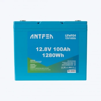 ANTFEA 12.8V 100Ah ABS Lityum Akü Akıllı Ekran Bluetooth LiFePo4