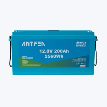 ANTFEA 12.8V 200Ah ABS Lityum Akü Akıllı Ekran Bluetooth LiFePo4