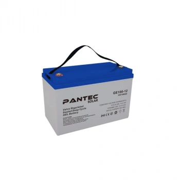 Pantec Solar 12V 100Ah Derin Döngü Jel Akü