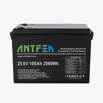 ANTFEA 25.6V (24V) 100Ah ABS Lityum Akü LiFePo4