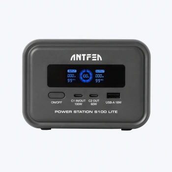 ANTFEA S100 Lite Taşınabilir Güç Sistemi 99W Güneş Paneli Uyumlu