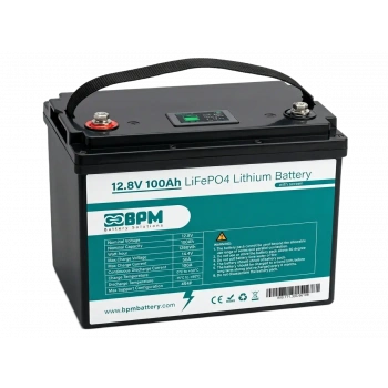 BPM 12,8V 100AH LiFePO4 Lityum Akü-Bluetooth