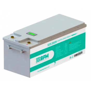 BPM 12,8V 200AH LiFePO4 Lityum Akü-Bluetooth