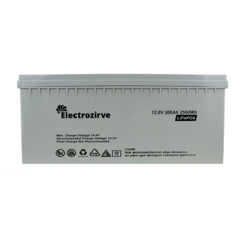 ELC-YRH-BOX Electrozirve 12.8V 200Ah Lityum (LiFePO4) Batarya