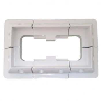 KARAVAN MONTAJ SETİ BEYAZ 6LI SET (4 KÖŞE, 2 YAN)