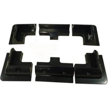 KARAVAN MONTAJ SETİ SİYAH 6LI SET (4 KÖŞE, 2 YAN)