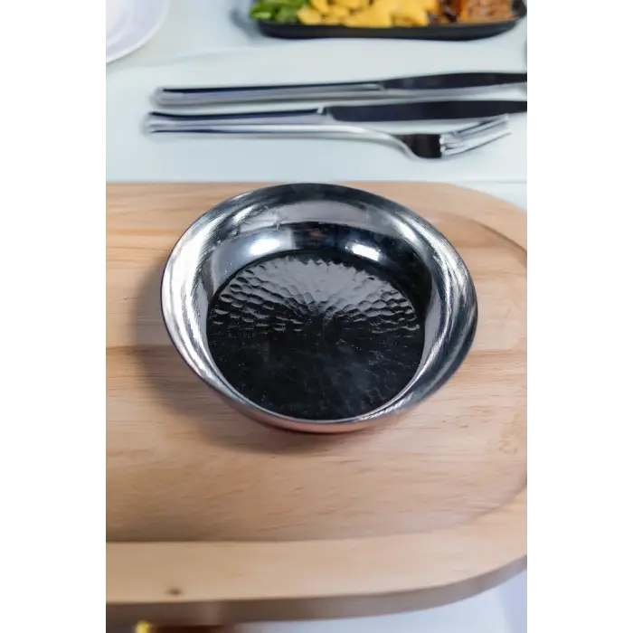 Cuvesta El Yapımı Bakır Tabak Sağlıklı ve Modern Sunumlar İçin 20x4cm 1.2mm