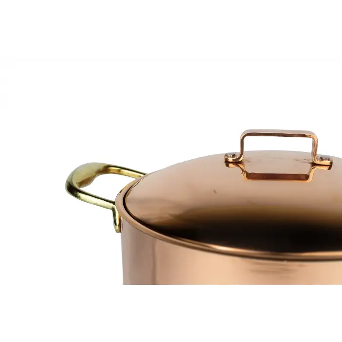 Cuvesta El Yapımı Bakır Derin Tencere Modern 23×12cm 1.5mm