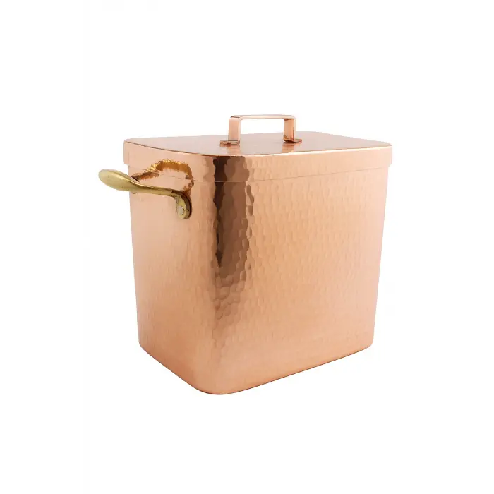 Cuvesta El Yapımı Bakır Dövme Desenli Fırın Kazanı 32×20cm 1.5mm