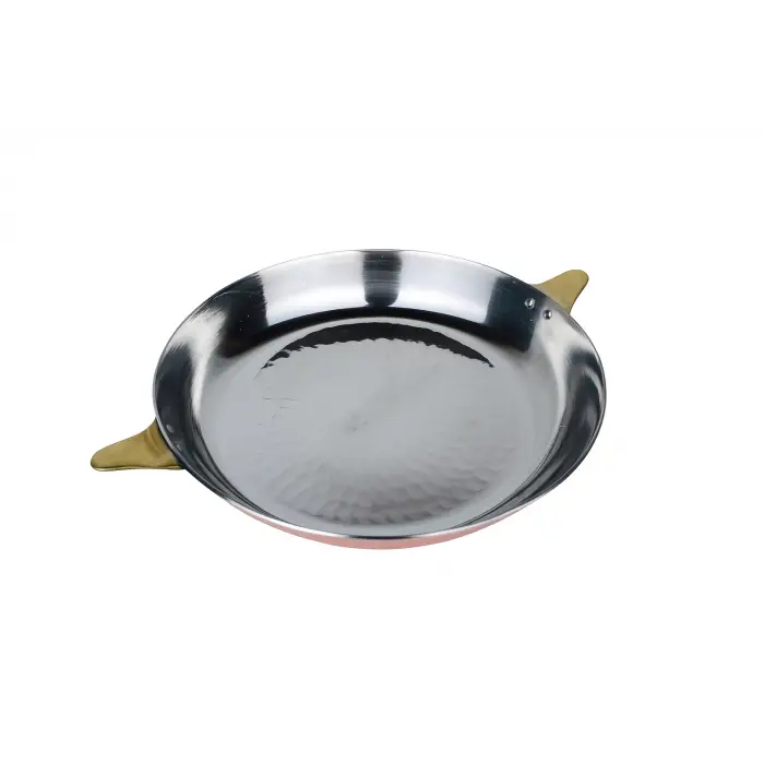 Cuvesta El Yapımı Bakır Modern Geniş Tava 25×5cm 1.5mm