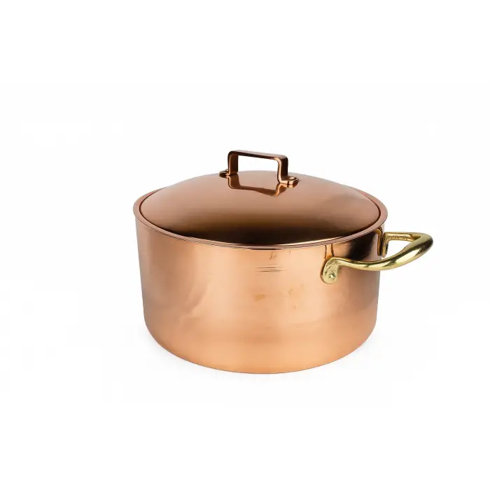 Cuvesta El Yapımı Bakır Pilav ve Karnıyarık Tenceresi 25×10cm 1.5mm