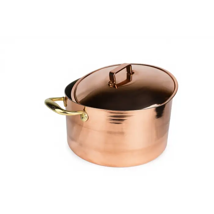 Cuvesta El Yapımı Bakır Pilav ve Karnıyarık Tenceresi 25×10cm 1.5mm