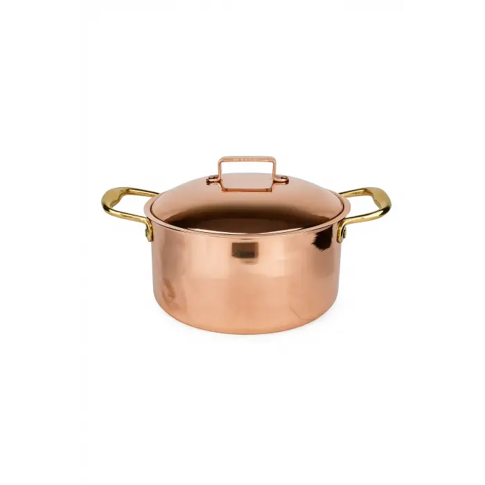 Cuvesta El Yapımı Bakır Pilav ve Karnıyarık Tenceresi 25×10cm 1.5mm